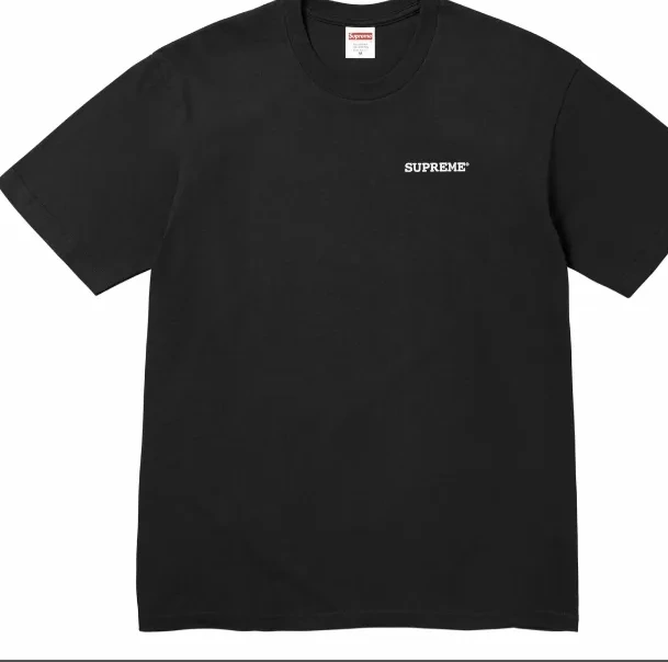 S Tee M 24SS White Letter and L Printed Color XL Patchwork Black Logo Back T-shirt 0505
